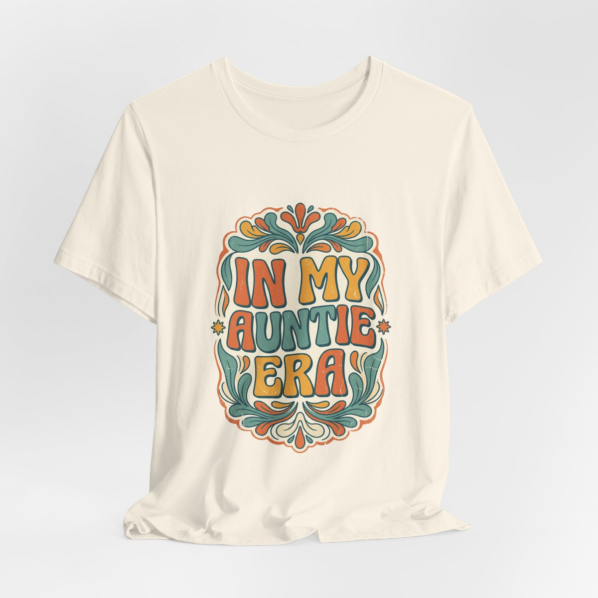 In My Auntie Era T-Shirt | Auntie Pride, Retro Floral Design