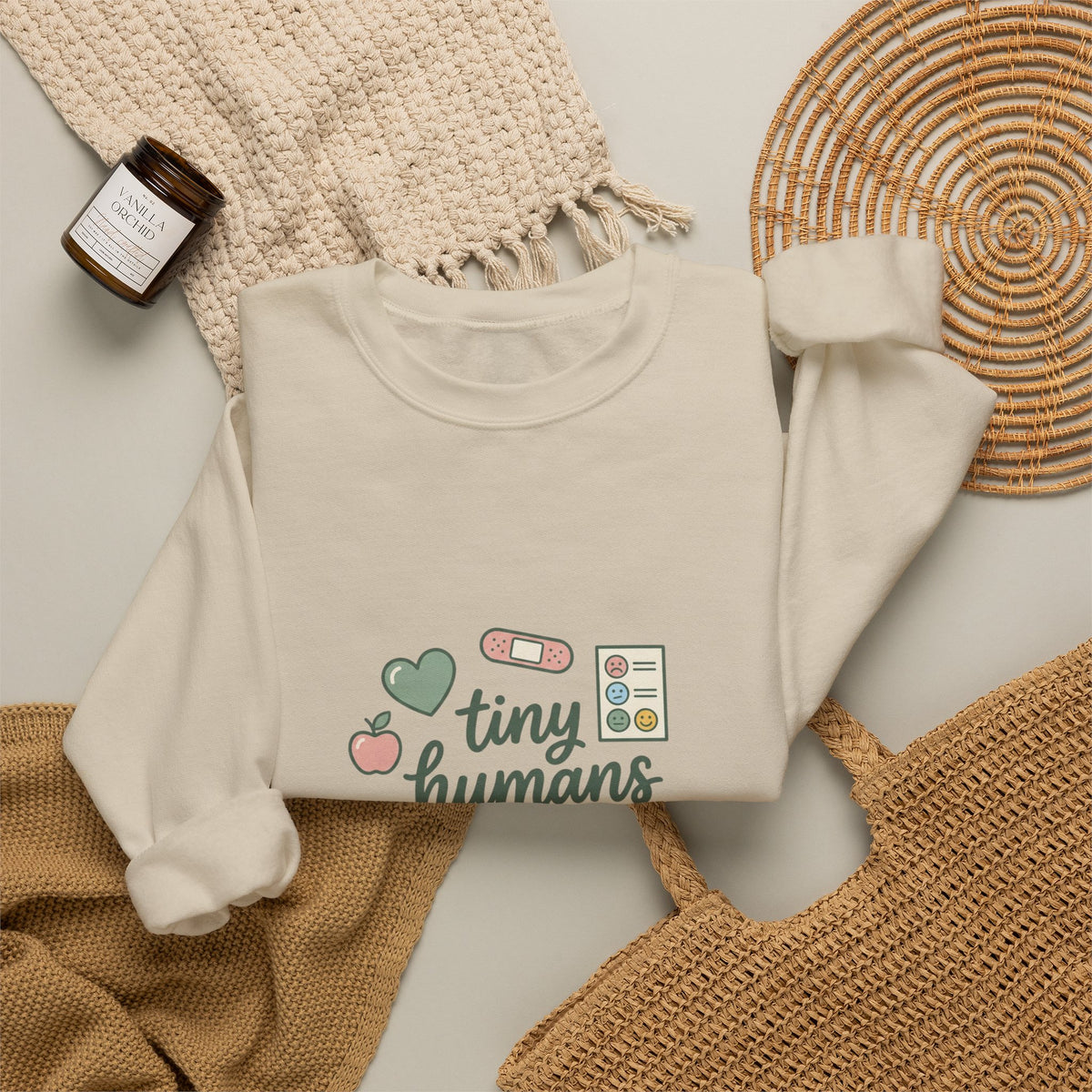 tiny humans big feelings Sweatshirt | Teacher Identity, Silly Goose Aesthetic