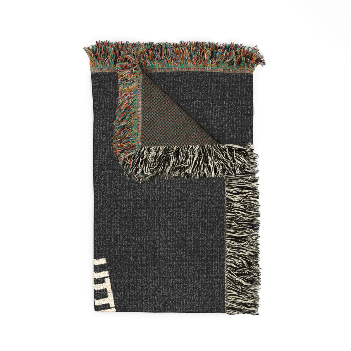 Royalty in the Rough | Stay Paid Crown Woven Blanket — 100% Cotton Throw