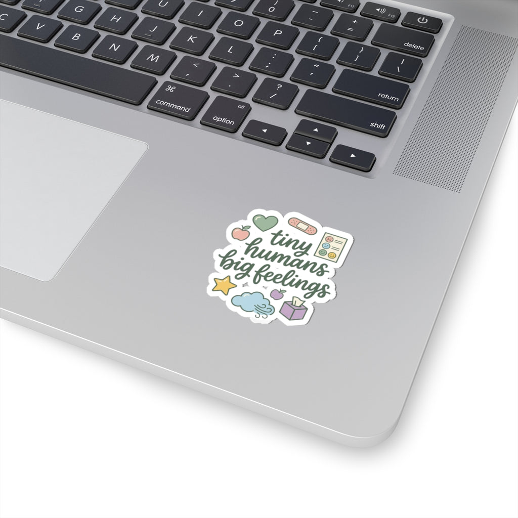 Tiny Humans Big Feelings Kiss-Cut Stickers | Teacher Identity, Silly Goose Aesthetic