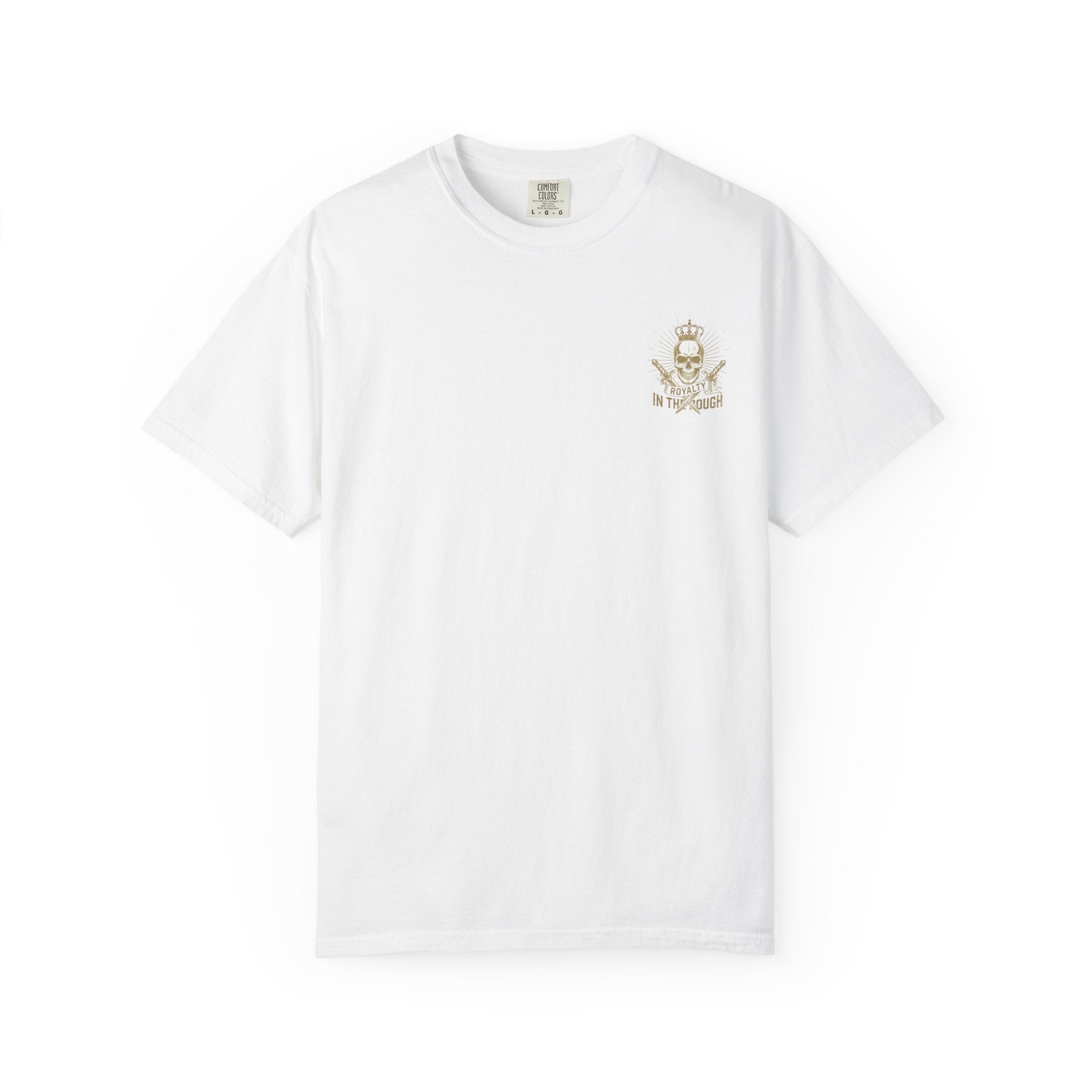 Royalty In The Rough Skull T-Shirt — Crowned Skull Graphic Tee