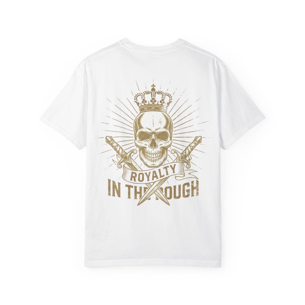 Royalty In The Rough Skull T-Shirt — Crowned Skull Graphic Tee