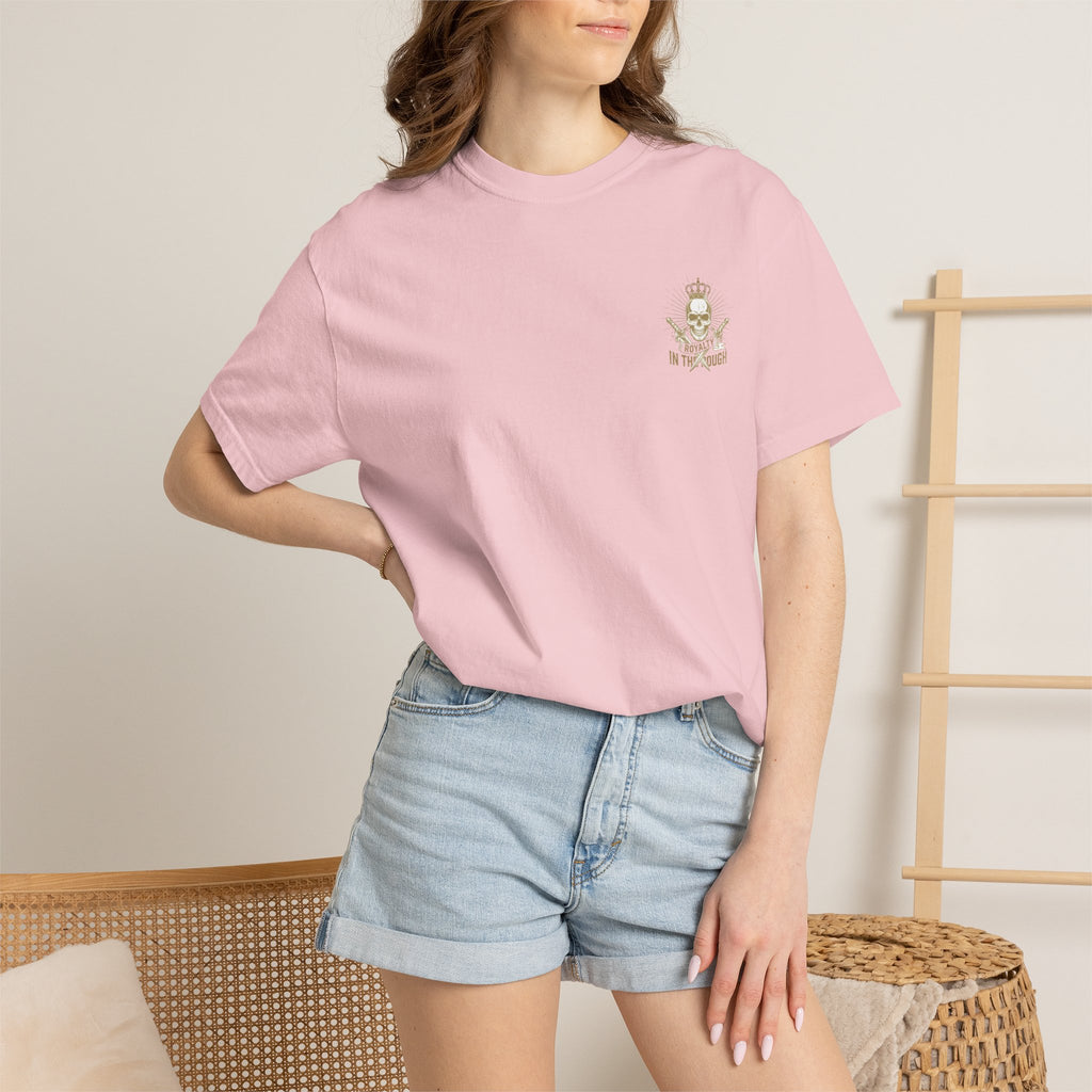Royalty In The Rough Skull T-Shirt — Crowned Skull Graphic Tee