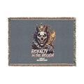 Royalty in the Rough | Custom Woven Throw Blanket — 100% Cotton Personalized Gift