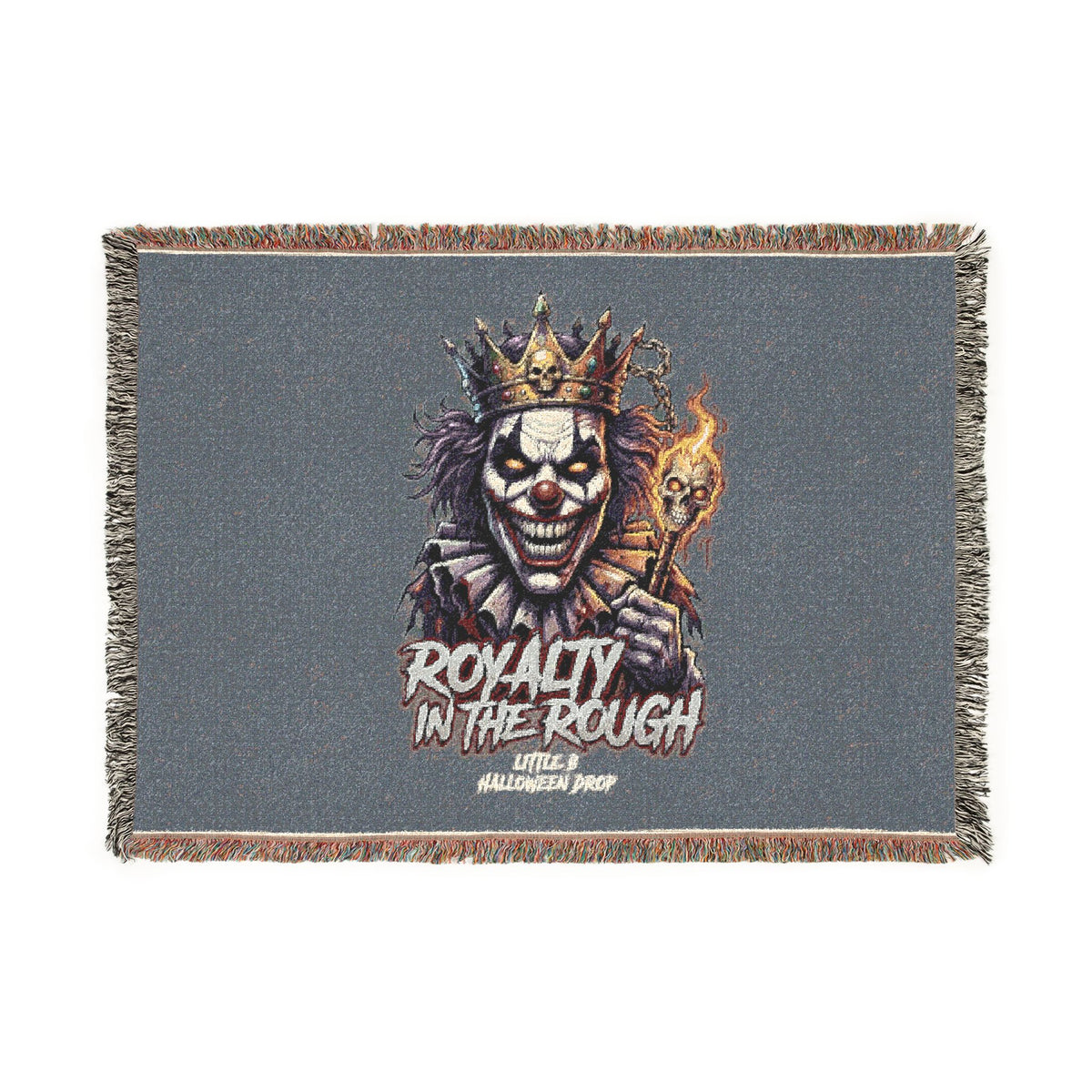 Royalty in the Rough | Custom Woven Throw Blanket — 100% Cotton Personalized Gift