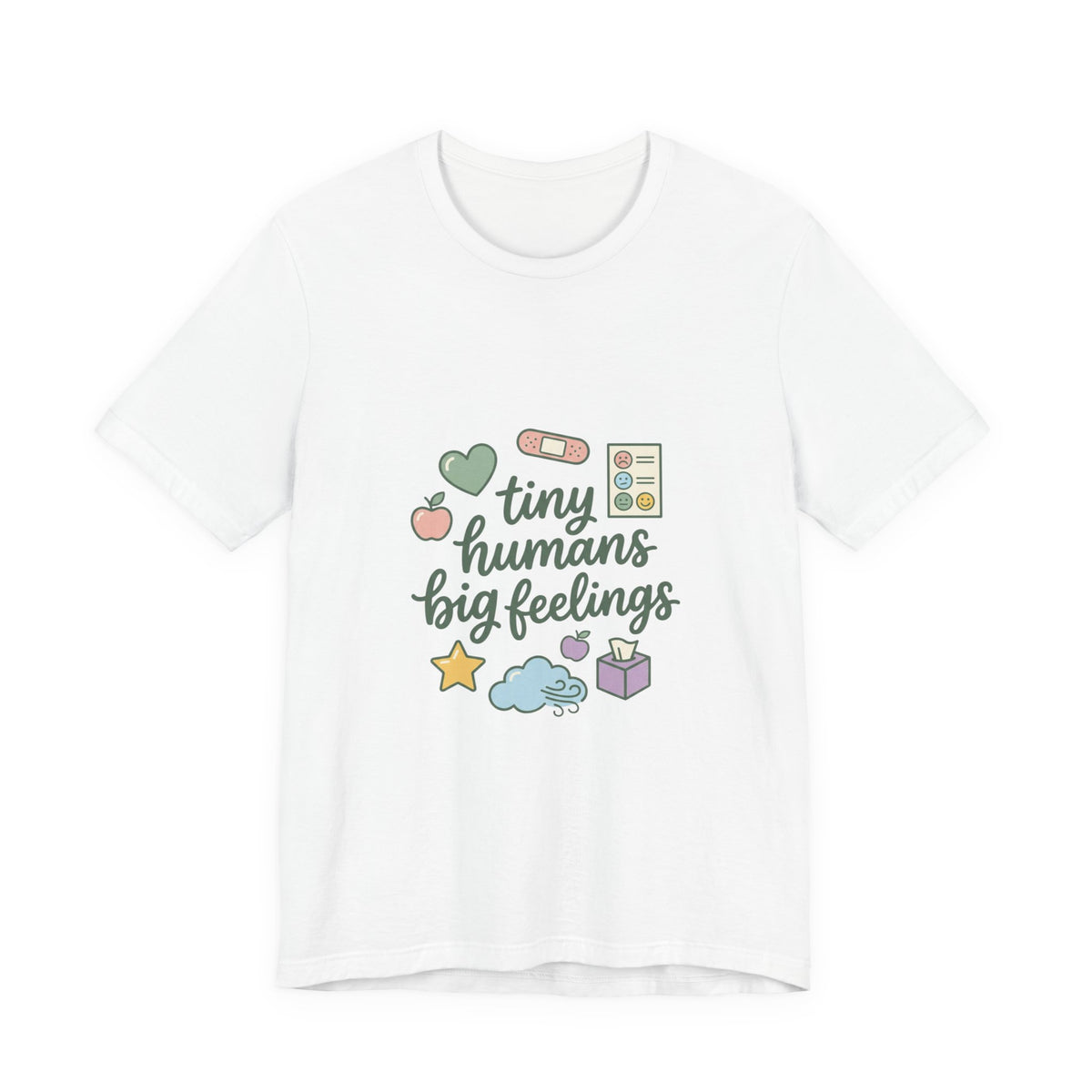 Tiny Humans Big Feelings Tee | Teacher Identity, Silly Goose Aesthetic