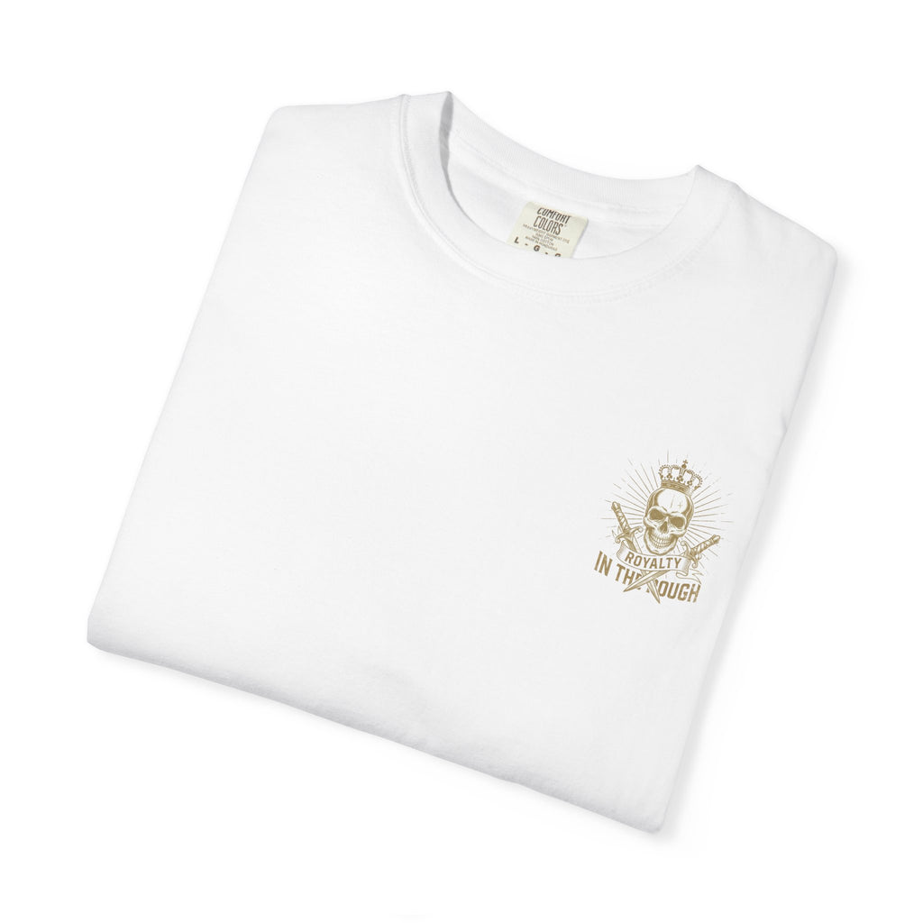 Royalty In The Rough Skull T-Shirt — Crowned Skull Graphic Tee