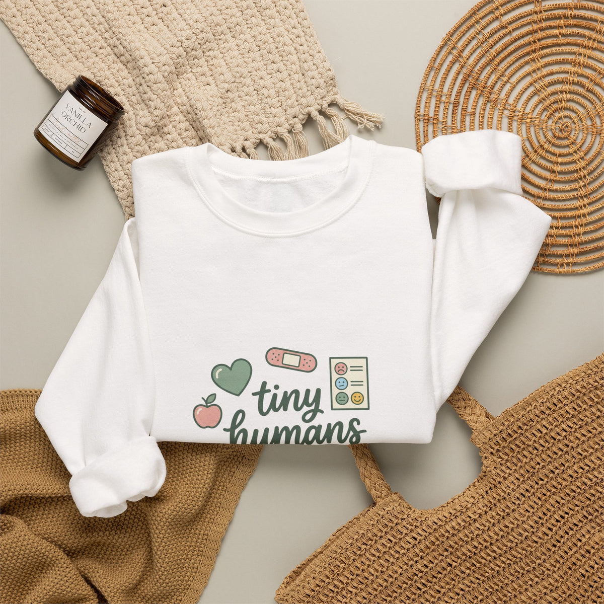 tiny humans big feelings Sweatshirt | Teacher Identity, Silly Goose Aesthetic