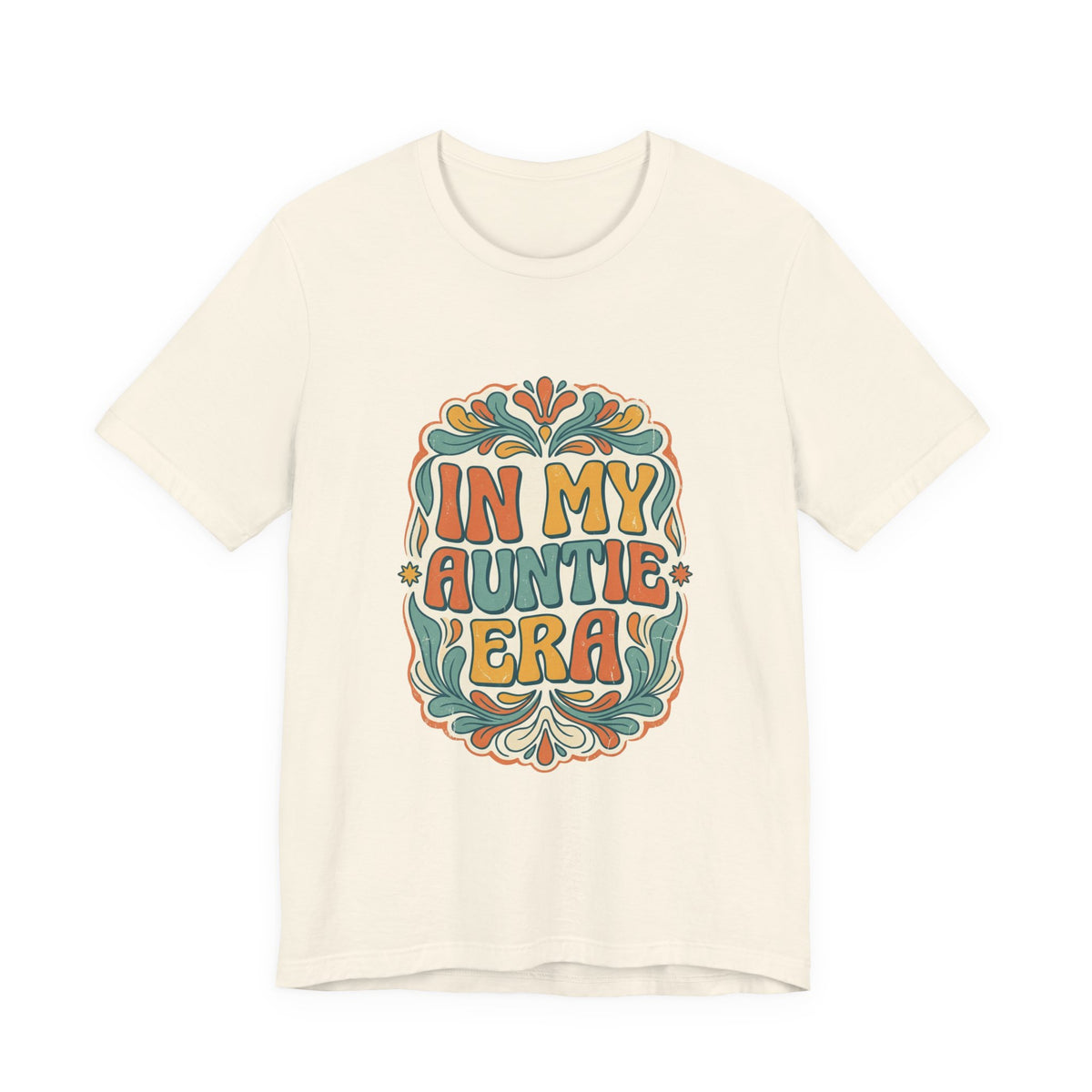 In My Auntie Era T-Shirt | Auntie Pride, Retro Floral Design