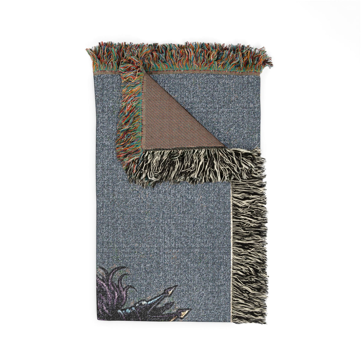 Royalty in the Rough | Custom Woven Throw Blanket — 100% Cotton Personalized Gift