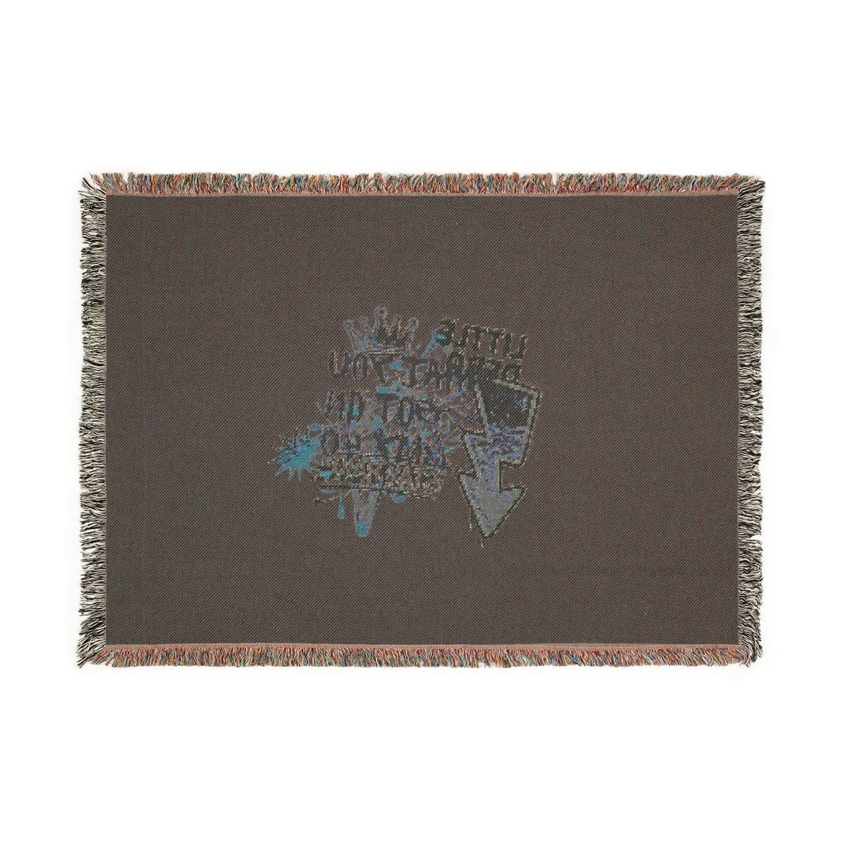 Royalty in the Rough | Stay Paid Crown Woven Blanket — 100% Cotton Throw