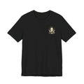 Navy Crest Chest Logo Tee — Classic Military-Inspired White T-Shirt