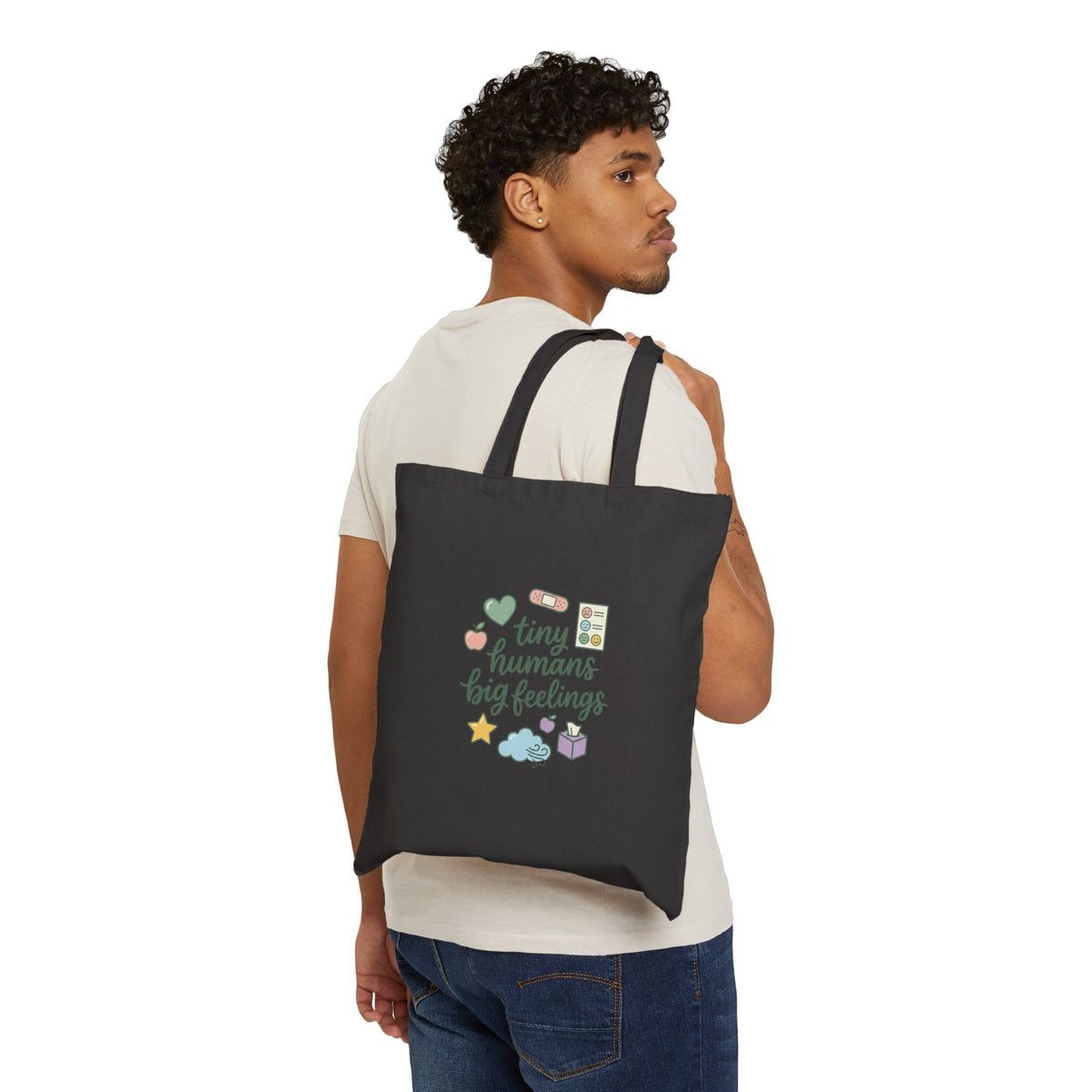 Tiny Humans Big Feelings Tote | Teacher Identity, Silly Goose Aesthetic