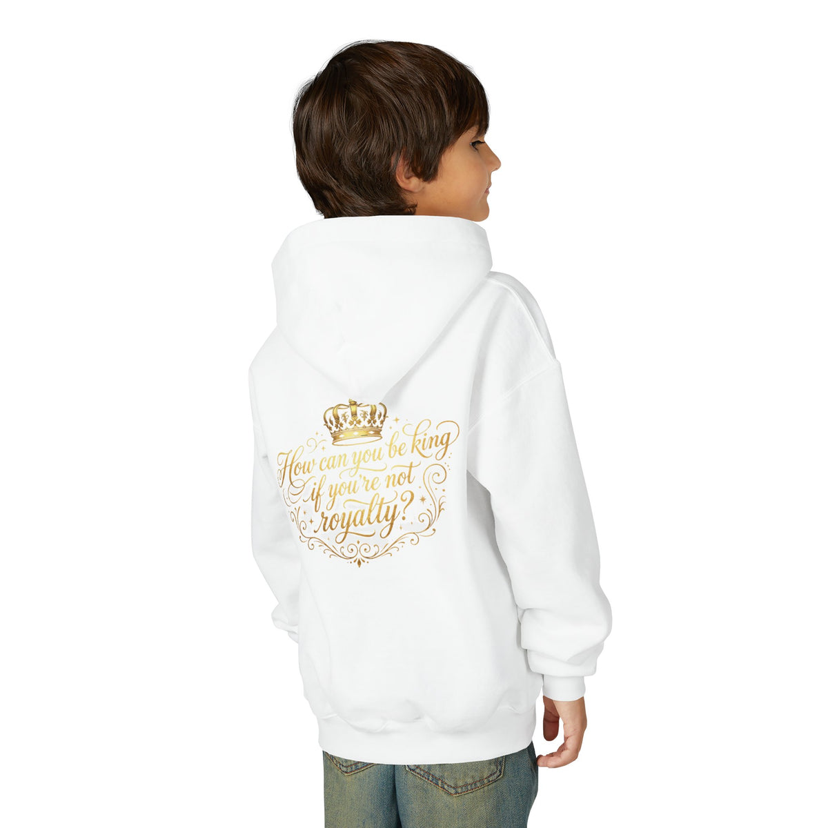 Youth Heavy Blend Hoodie | Bold & Royal | Royalty in the Rough