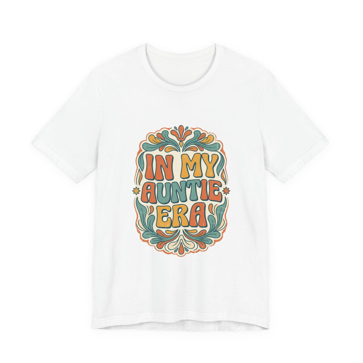 In My Auntie Era T-Shirt | Auntie Pride, Retro Floral Design