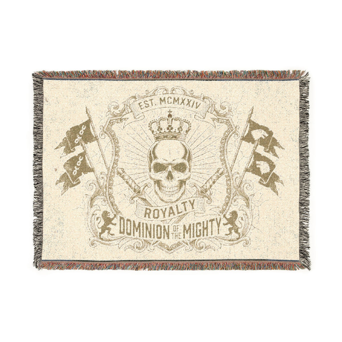 Royalty in the Rough | Custom Woven Blanket — Personalized Photo & Art Throw