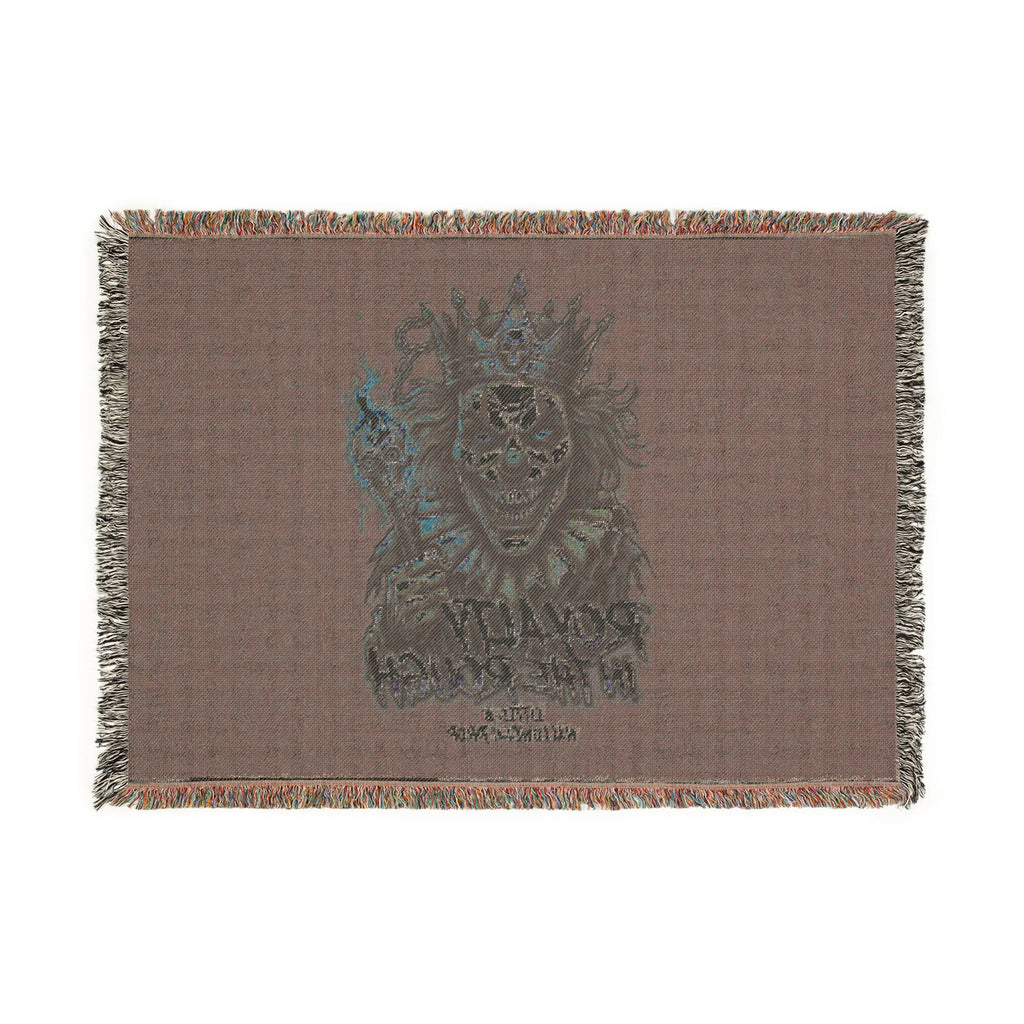 Royalty in the Rough | Custom Woven Throw Blanket — 100% Cotton Personalized Gift