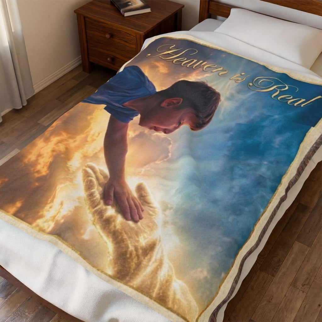 Royalty in the Rough | Velveteen Plush Throw Blanket — Custom Soft Cozy Blanket