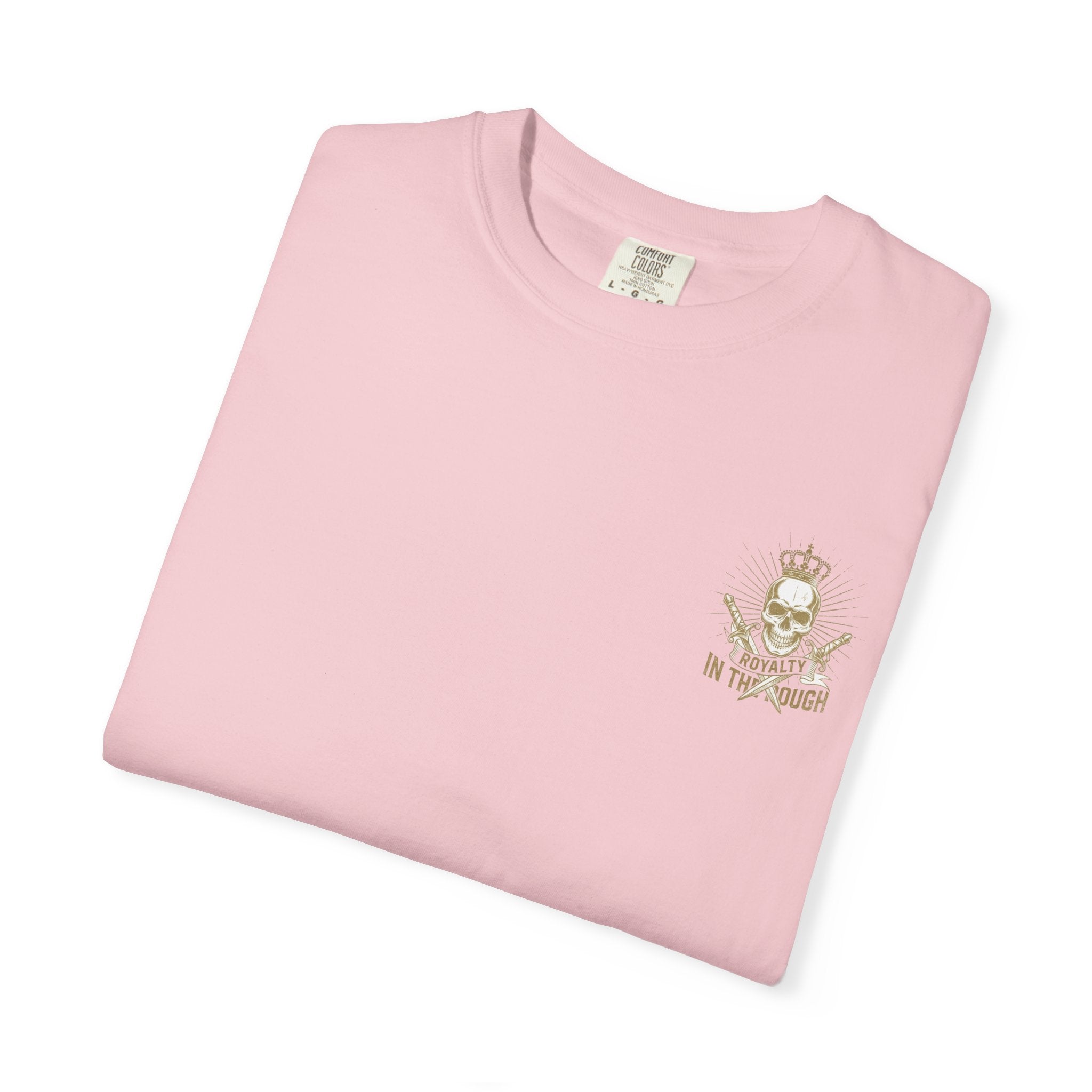 Royalty In The Rough Skull T-Shirt — Crowned Skull Graphic Tee